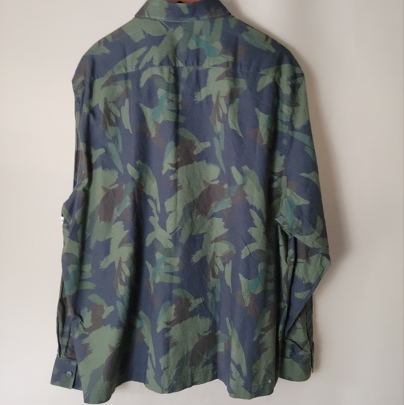 Ted Baker London button down Camouflage shirt - Picture 7 of 9